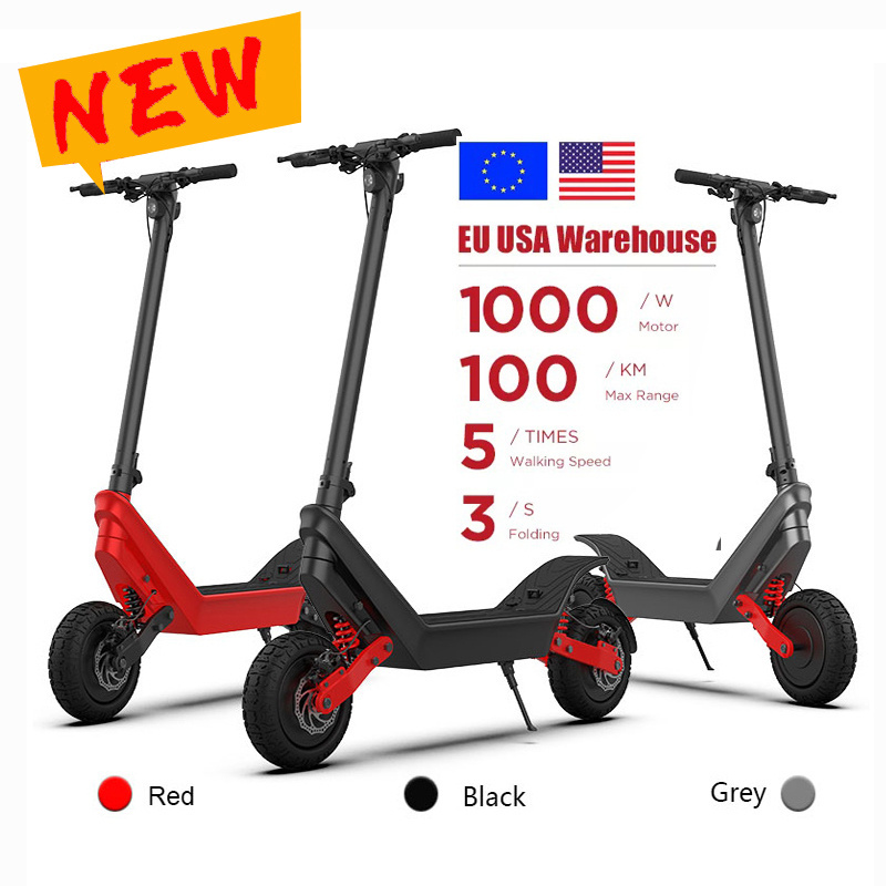 Escooter Electric Step 1000 Watt Big Tire UK Dropship Mobility Adults Two Wheel Electric Scooter