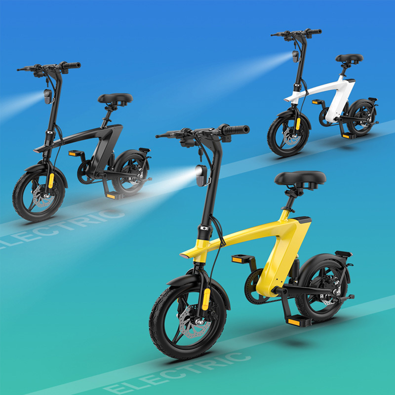 The hottest and best Electric bicycle with foldable 36v voltage battery removable riding max range 45-55km e city bike