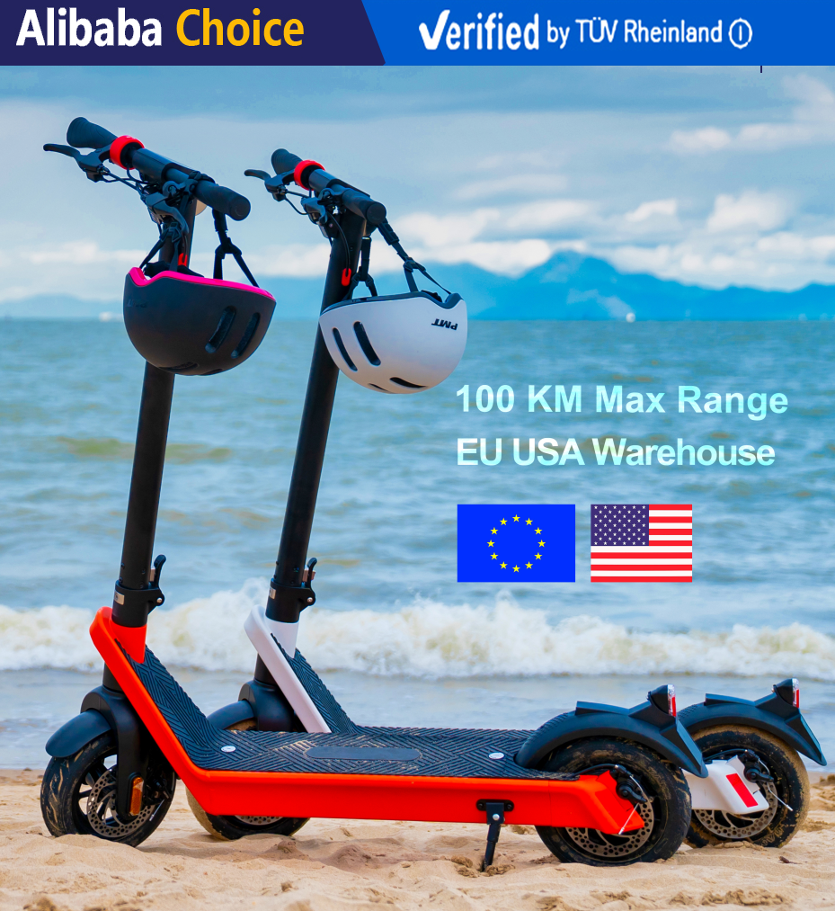 Hot EU USA Warehouse 500W 1000W Motor 40km/h Long Range Offroad EL Scooter Electrico 2 Wheel Adult Folding Kick Electric Scooter