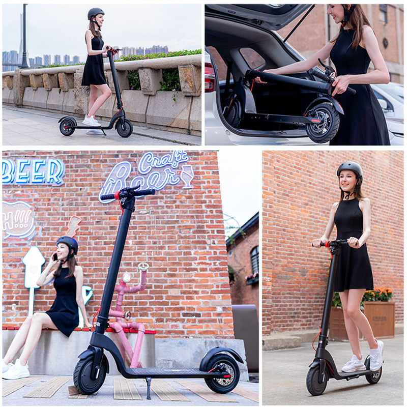 EU USA warehouse 350 w electrica foldable buy china X7 kick trotineta electrica adult used e electric scooter wholesale for sale