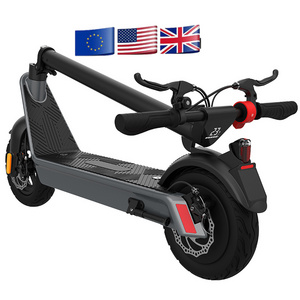 EU US uk warehouse X9 foldable 8.5Inch Electric Offroad Scooter with big wheel 200mm pro kick scooter rear wheel brake for adult