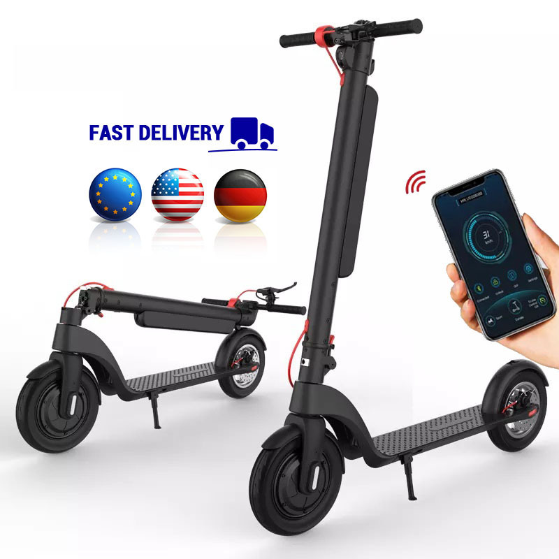 Waterproof high speed X8PRO 8.5inch Elektrische Step Holland Warehouse Trottinette Lectrique Two Wheel Folding Electric scooter