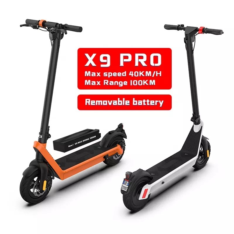 X9 electric scooter US EU Germany Warehouse big Two Wheels Off Road Foldable Adult mobility e Scooter electrico 500w 1000w 48v