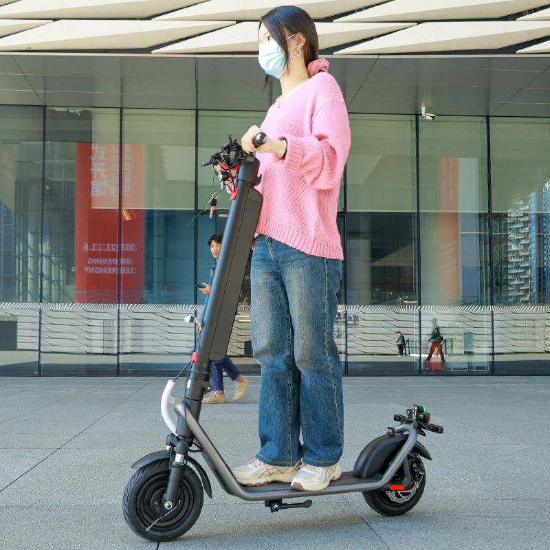 HX X11 Adult Removable Battery Foldable Electric Scooter 20 Kmh Eu Warehouse Trottinette Electric The Electr Scooter