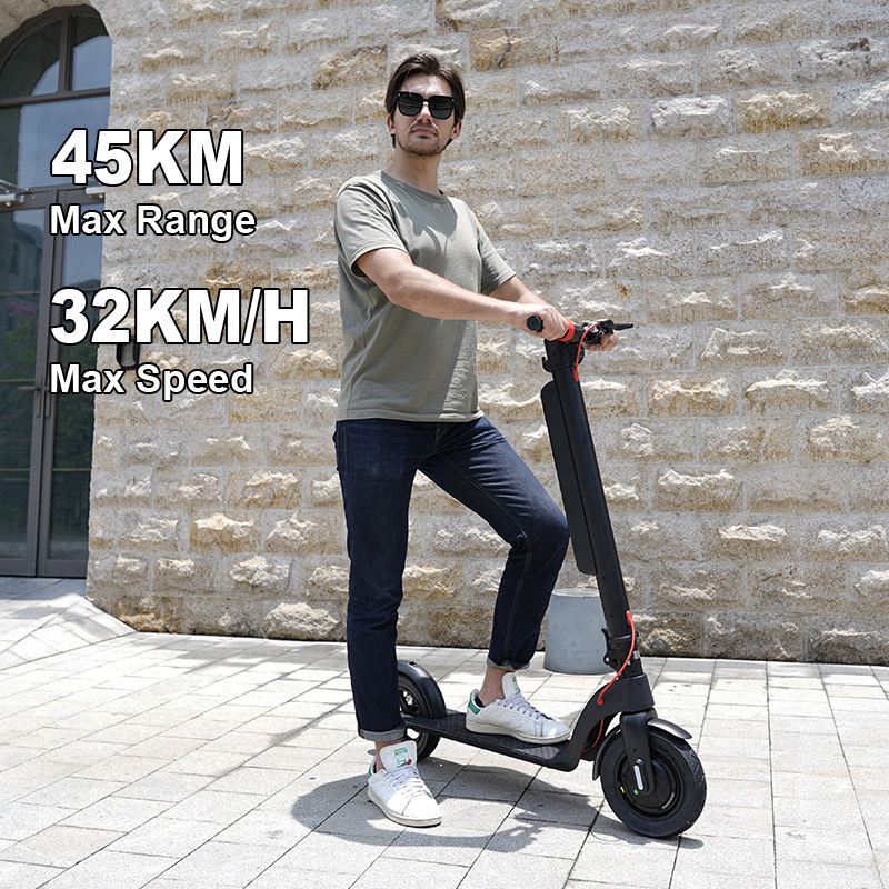 Hot-Selling Cheap Wholesale EU USA warehouse HX X8 Two Wheels Portable Scooter Off Road Kick Foldable Adult Electric Scooter