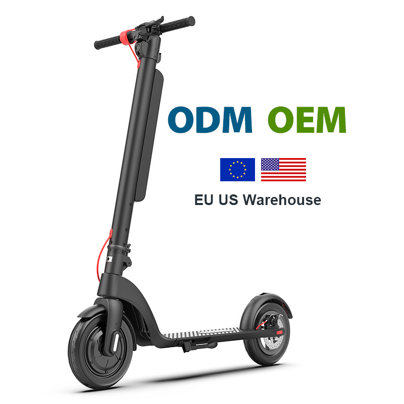 Hot-Selling Cheap Wholesale EU USA warehouse HX X8 Two Wheels Portable Scooter Off Road Kick Foldable Adult Electric Scooter