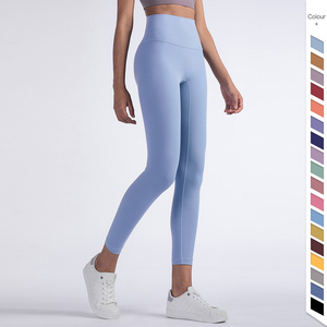 Wholesale Fashion High Waist Fitness Gym Wear Clothes Yoga Pants Seamless Tight Yoga Leggings For Women