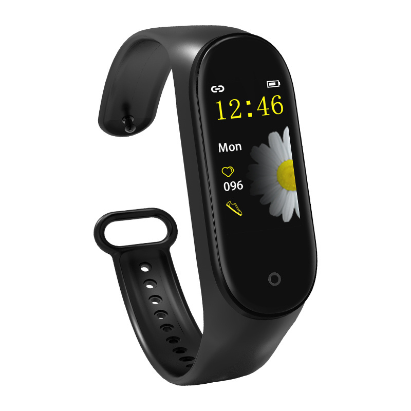 Health Blood Pressure Heart Rate Monitor Smart Wristband with Pedometer