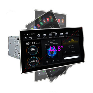 KLYDE android 9.0 universal car dvd player dsp car audio 4+64GB 2 din universal car stereo autoradio 12.8 inch  GPS Navigation