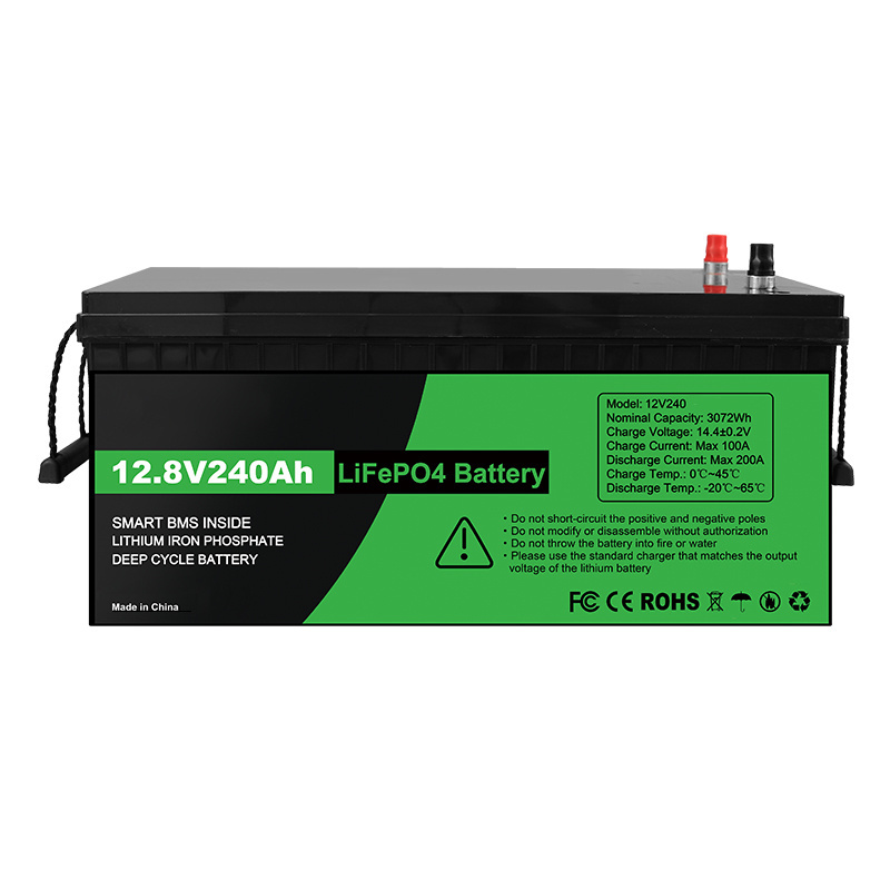 Best 12 volt 240ah 12v battery deep cycle lithium batteries Packs  prices lifepo4 solar battery lithium ion 240 ah pack