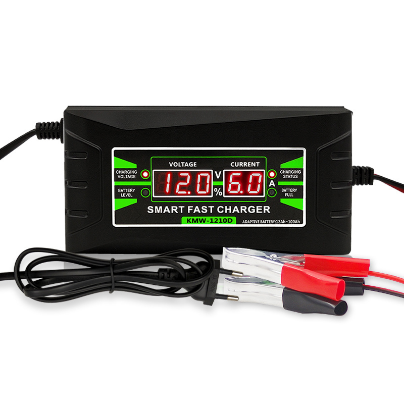 Digital Display 6A 12 Volt Smart Car Automatic Battery Charger