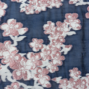 KEER TMJ918N-L new arrival product wonderful flower pattern design brocade metallic cotton jacquard polyester fabric