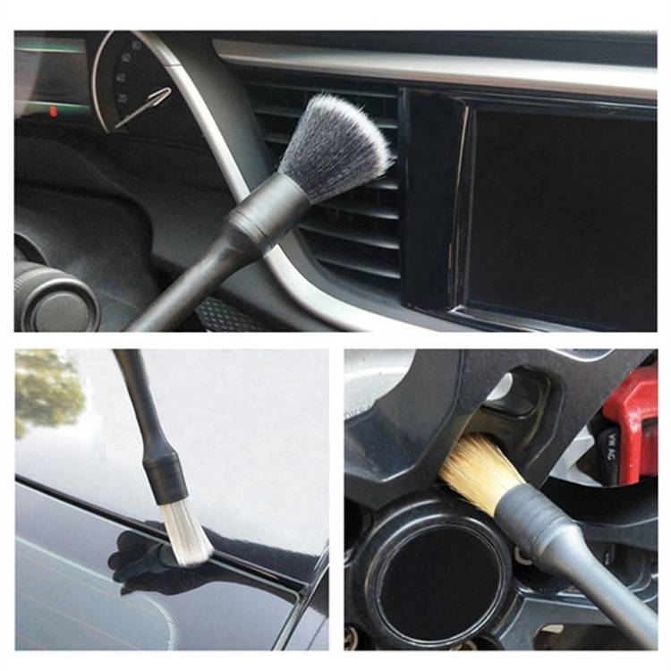 3 piece set Car Detailing Brush Rim Wheel Air Outlet Cleaning detail brush