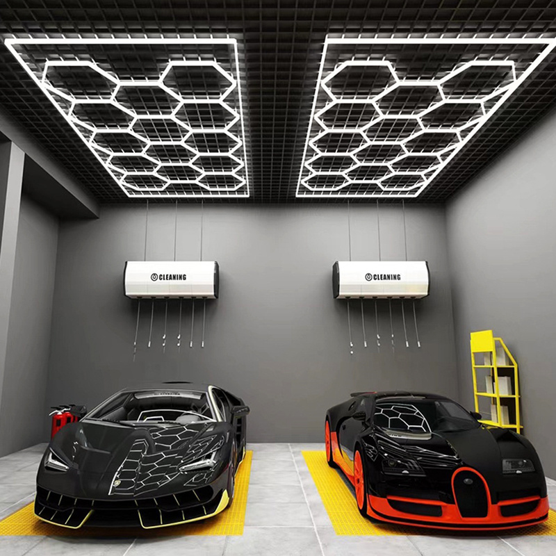 Factory sell home garage and commercial systems Hexagonal led light