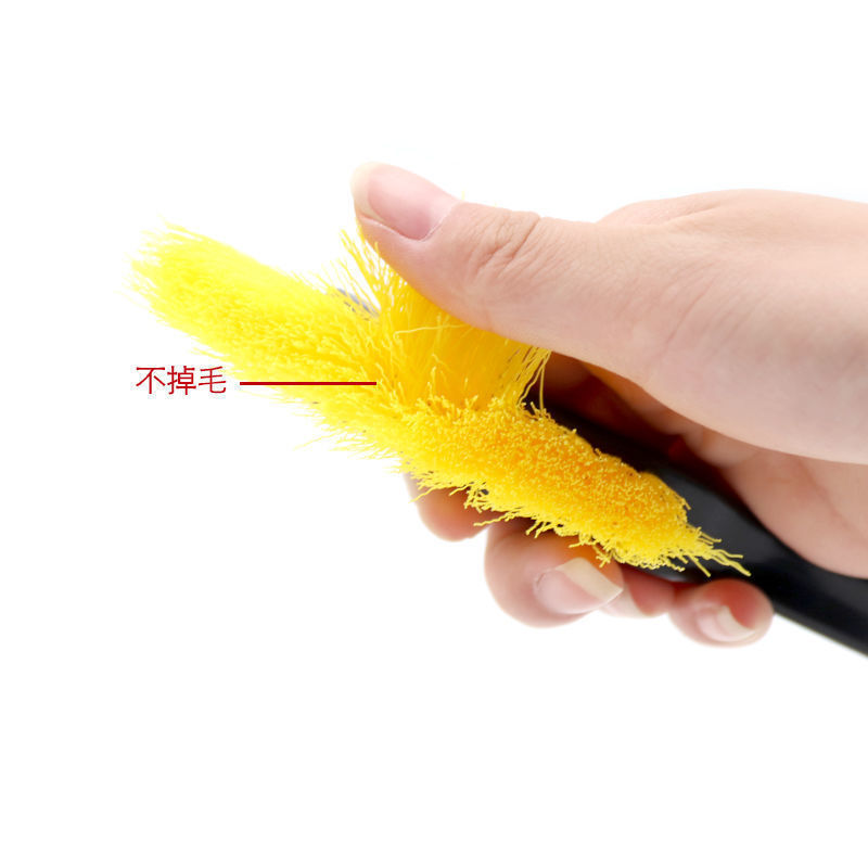 Car Wash Tire Brush Premium Quality Wheel Tire Rim Scrub Brush Stiff Synthetic Bristles Tire Shine Brush