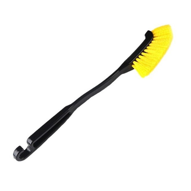 Car Wash Tire Brush Premium Quality Wheel Tire Rim Scrub Brush Stiff Synthetic Bristles Tire Shine Brush