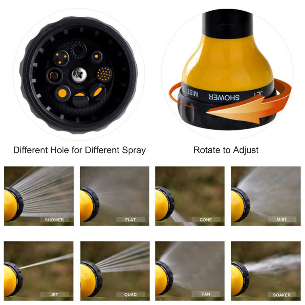 Foam Sprayer Gun Pressure Nozzle for Car Wash Watering plants Pet Shower Outdoor Fun 9 Watering Patterns and Soap Dispenser