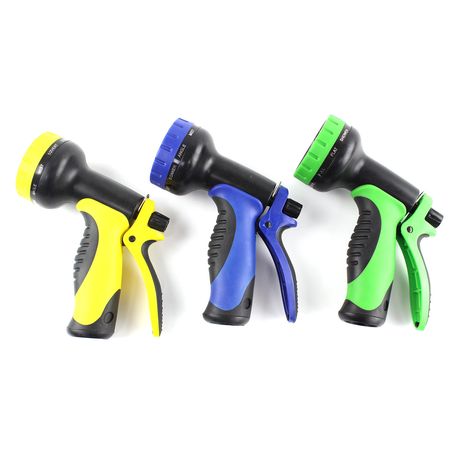 New plastic multi-function water spray gun Soft handle family car wash watering device Pet bath nozzle