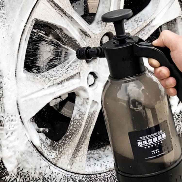 Foam Sprayer 2L Car Wash Watering Can Air Pressure Spray Can Hand Pressure Cleaner Car Cleaning Sprayer Watering Can Car Clean