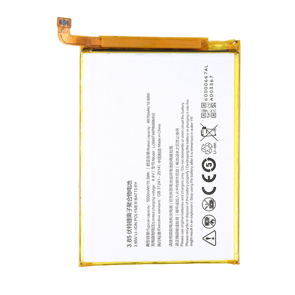 High Quality 5000mAh Li3849T44P8h906450 Rechargeable Battery for ZTE Blade A6 A6020/ A6 Lite A0622 Smart Phone