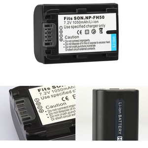 NP FH50 NP-FH50 NPFH50 FH40 FH30 FH60 FH70 For Sony SLR camera battery A230 A330 A380 DSC-HX1 HX200 1050mAh battery