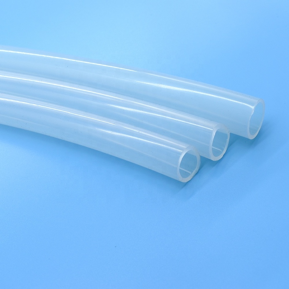 Thin wall silicone tube extruded Food grade rubber tubing