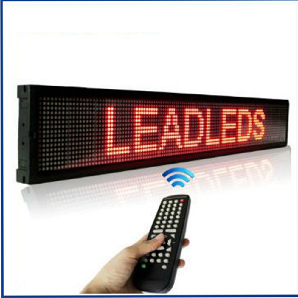 Outdoor RGB P10 LED Message Sign P10 LED Scrolling Text screen Full Color LED Moving Text Display  Pantalla led