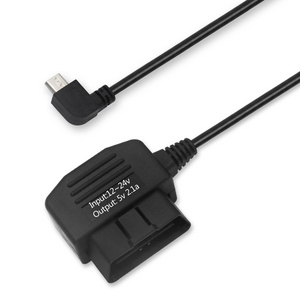 12v 24v to 5v 16pin Obd2 To Usb Extension Cable Wiring for Laptop Digital Dash Car