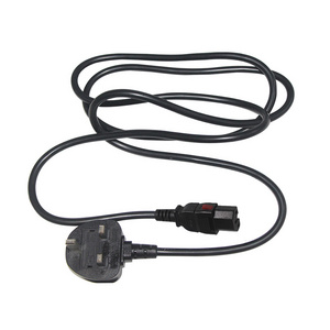 Outdoor Ac 16A 250V UK Universal 3 Prong C15 Lock Iec Plug Cable Lockable Power Cord C15 With Lock