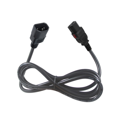 Iec 320 3 Pin Male Female Main Moulded Outdoor Pc Pdu 250V Corde Power Cord C13 Lock To C14