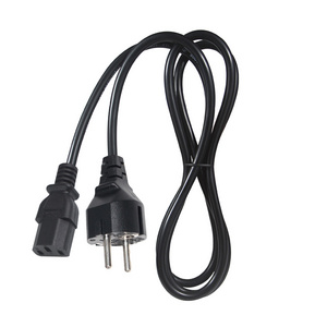 Eu Plug Iec 3Pin-C13 1.5 Pdu 30A 40A Rewireable Connector Power Cord For Electric Water Heater C13 Cable