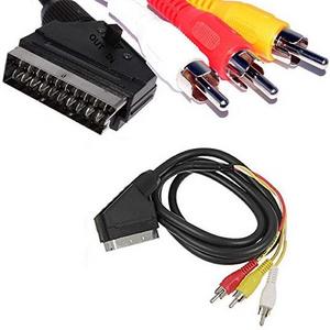 Din Rj45 Dp Vga Laptop Hdtv Scart Usb Mini Av To 3 Rca Male Adapter Audio Video Cable