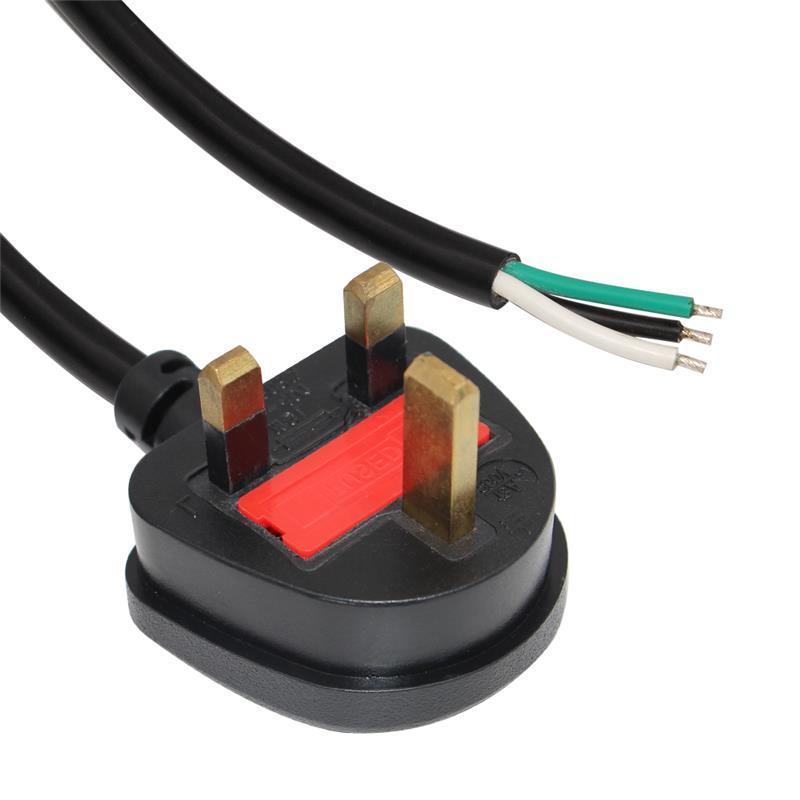 Wire Laptop Extension Retractor 13A Uk End Ac Cable For Ps3 Open Wiring 3.5A 350V Power Cord Plug