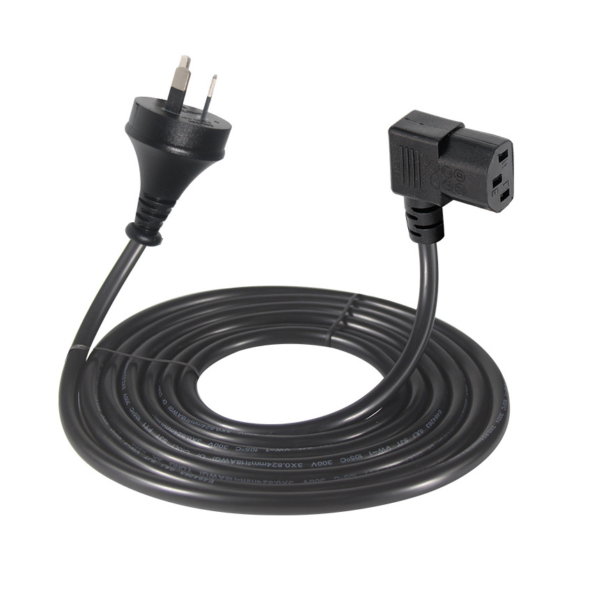 AU Plug to IEC C13 Cable PC Mains Lead AC 1.8m 6ft Power Cord 10A 250V For Water Heater Computer