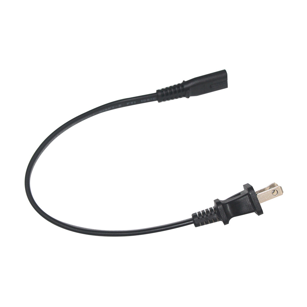 Universal Pc 3 Pin USA Power Cord Figure 8 Cable 2 Prong Figure 8 Ac Us Plug To Iec C7 Nema Power Cable