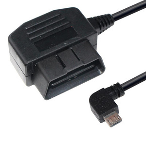 16 Pin 5V/12V  Car battery charger Automotive charging adapter Obd2 To Micro USB cable