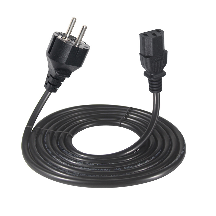 Eu Plug Iec 3Pin-C13 1.5 Pdu 30A 40A Rewireable Connector Power Cord For Electric Water Heater C13 Cable