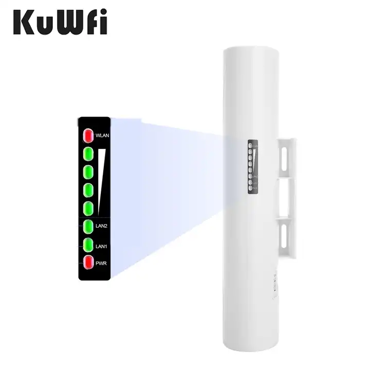 KuWfi CPE353 Wireless Bridge Long Range 300 Mbps 3KM Long Range Wifi Antenna Wireless Bridge Wifi To Ethernet Bridge