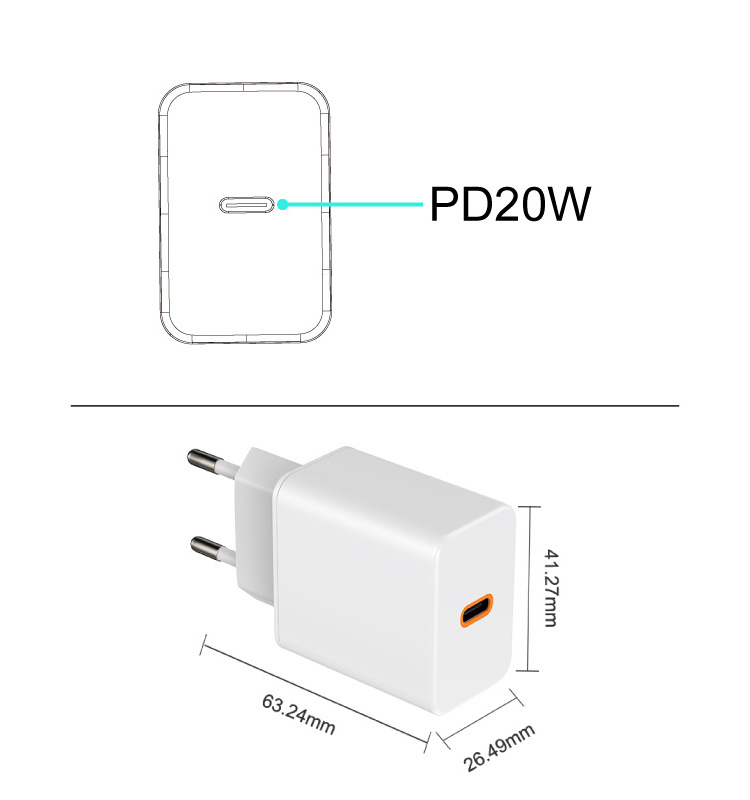 20w usb 3.0 smart fast adaptor uk digital pd portable mobile manufacturers of phone charger for iphone 14