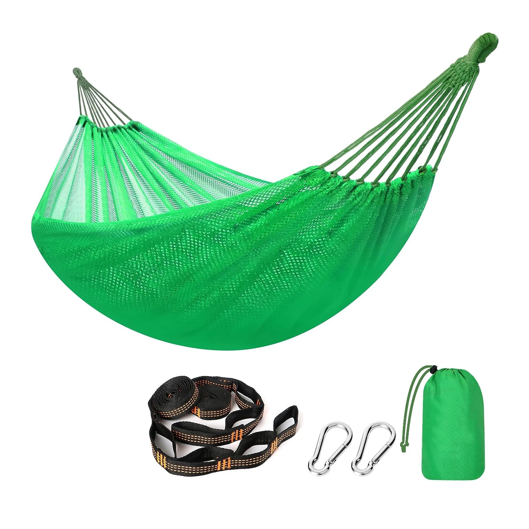 Swing Adult Children Canvas Camping Outdoor Ice Silk Hammock Breathable Hammock Single Double Mesh Minimalist Comfortable CN;JIN