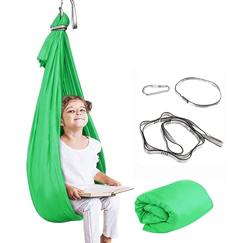 Indoor Outdoor Kids Swing Adjustable Hammock for Children with Autism Therapy Swing Yoga fitness hammock Swing Chair