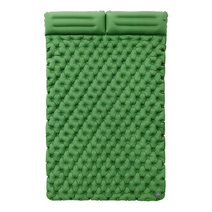 easy carry beach portable double folding air waterproof outdoor camping mats with pillow Camping Sleeping Pad For Hammock