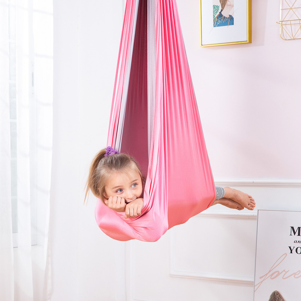 Sensory swing indoor - outdoor swing for kids, sensory swing for kids, Adults | Double-Layer & 360 degree Swivel Swing