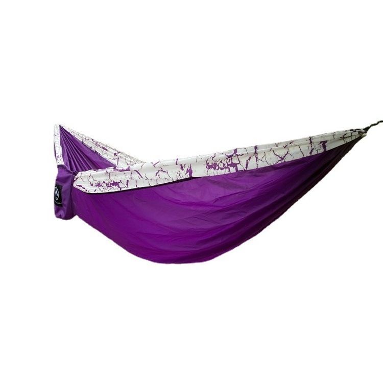 Outdoor Camping Hammock With Carry Bag Lightweight Portable Hanging anti rollover cloth hammock camping supplies hammock chair