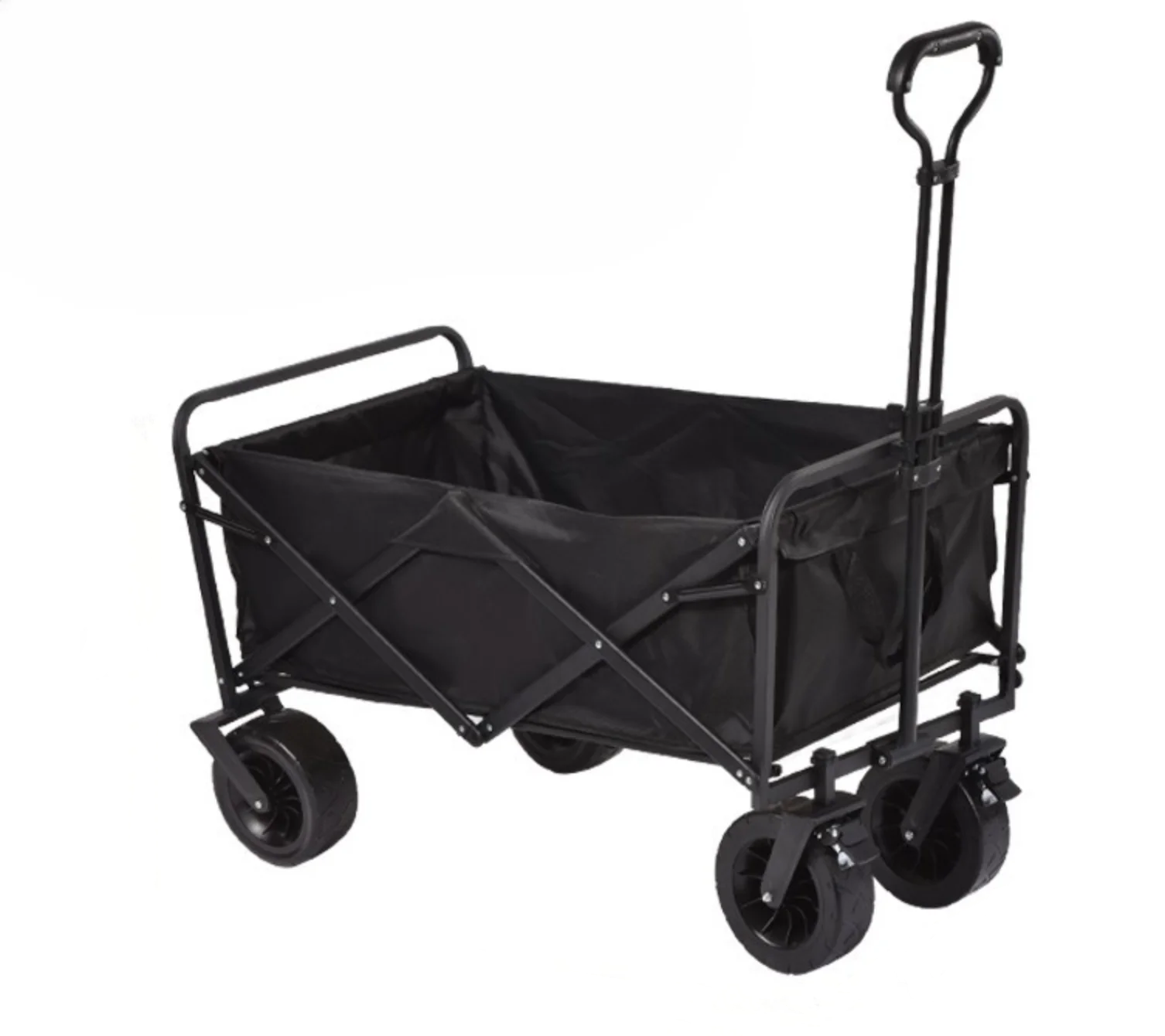 Large Capacity Utility Collapsible Wagon Multifunctional Portable Garden Outdoor Folding Camping Foldable Trolley