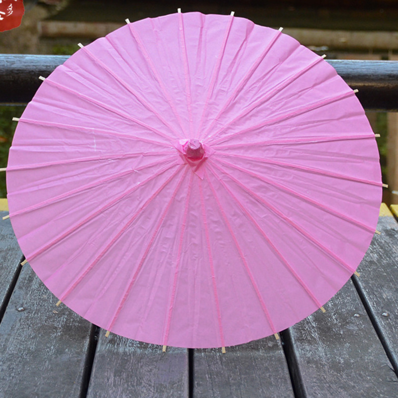 NEW White Bamboo Paper Umbrella DIY Originality Blank Painting Photography Performance China Style Dance Japan Paper Umbrella