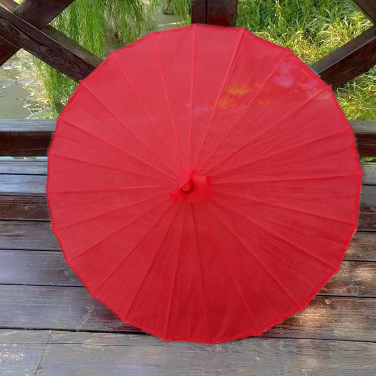 NEW White Bamboo Paper Umbrella DIY Originality Blank Painting Photography Performance China Style Dance Japan Paper Umbrella