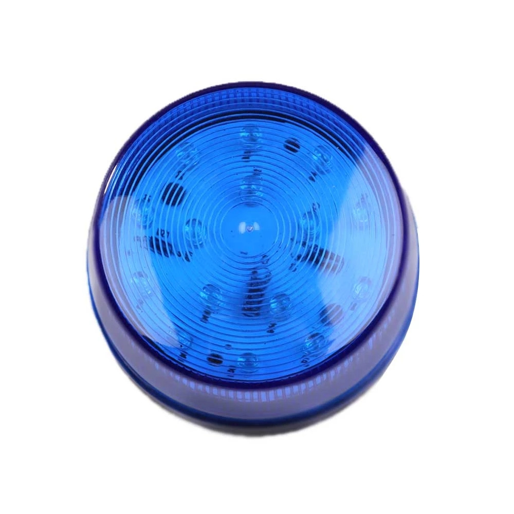 LED 12V Security Alarm Strobe Signal Warning Siren Blue Red Flashing Light