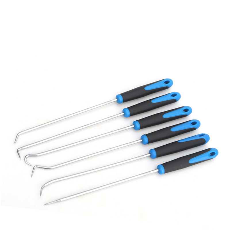 Car Automotive Extra Long Hook And Pick Set O-Ring Seal Remover Tool Auto Repair Tools 6pieces Oil Seal Screwdrivers Set