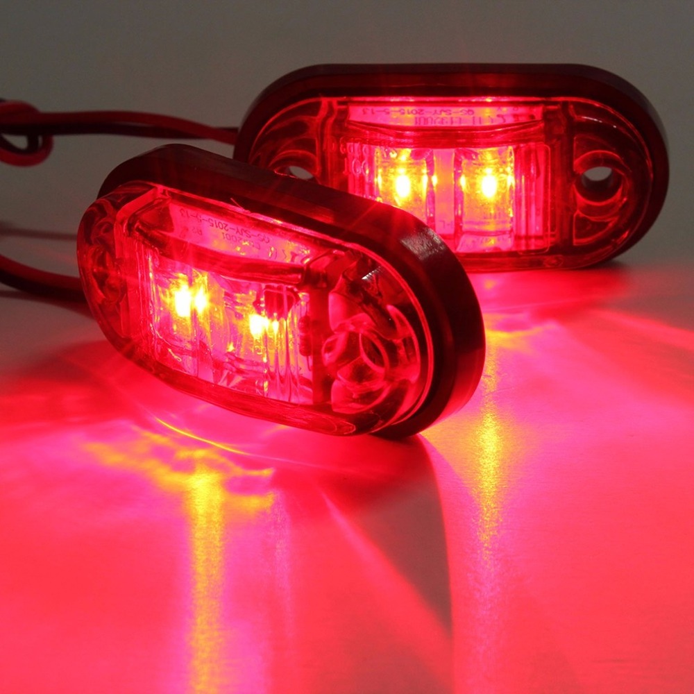 new 12v/24v LED Trailer Truck Clearance Side Marker Light Submersible Width lamp Clearance Lamp